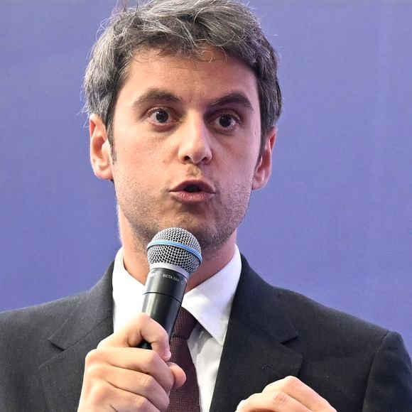 1er mai (discours de Gabriel Attal (ancien Premier ministre et secrétaire général de 'Renaissance') et du président du MR Georges-Louis Bouchez le 01 mai 2025 à Charleroi, Belgique)
© Didier Lebrun/Photonews/Bestimage