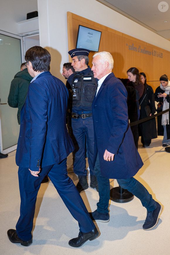 Didier Deschamps - Arrivées au tribunal correctionnel de Paris en marge du procès en diffamation entre Didier Deschamps et Daniel Riolo. Le procès en diffamation opposant Didier Deschamps à Daniel Riolo s’est ouvert le 20 novembre 2025 devant la XVIIe chambre du tribunal correctionnel de Paris

© Pierre Perusseau/Bestimage