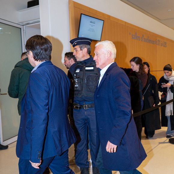 Didier Deschamps - Arrivées au tribunal correctionnel de Paris en marge du procès en diffamation entre Didier Deschamps et Daniel Riolo. Le procès en diffamation opposant Didier Deschamps à Daniel Riolo s’est ouvert le 20 novembre 2025 devant la XVIIe chambre du tribunal correctionnel de Paris

© Pierre Perusseau/Bestimage