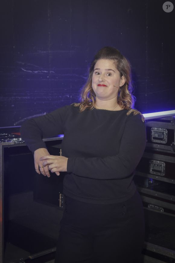 Exclusif - Elodie Poux - Backstage - Enregistrement de l'émission "Le Grand Show de l'Humour : quels sont vos humoristes préférés en 2023 ?", diffusée le 11 février sur France 3. 
© Jack Tribeca / Bestimage
