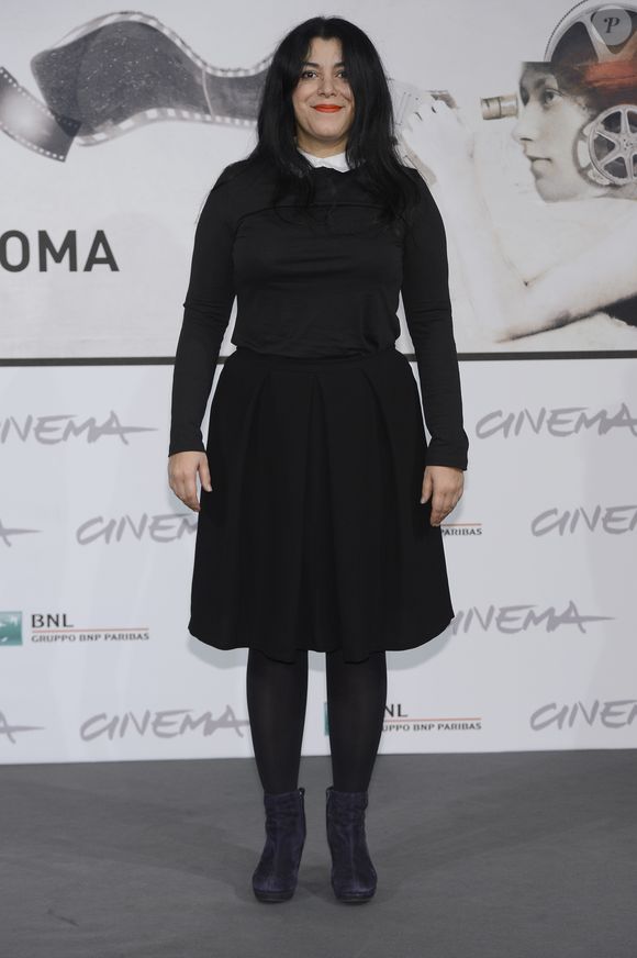 Marjane Satrapi - Photocall du film "La bande des Jotas" lors du 7eme festival international du film de Rome. Le 16 novembre 2012 SGP / BESTIMAGE