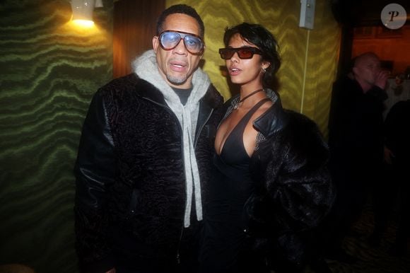 JoeyStarr et sa petite amie Pauline Latchoumanin assistent à la soirée d'ouverture du club 'Le Flirt' le 07 novembre 2024 à Paris, France. Photo Jerome Domine/ABACAPRESS.COM