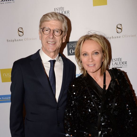 Exclusif - Arsène Wenger et Patricia Kaas lors de la soirée de gala au profit de la fondation Pompidou à l'hôtel Marcel Dassault à Paris, France, le 28 mars 2019.   © Rachid Bellak-LMS/Bestimage