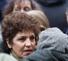 Sa dernière compagne Farida Rahouadj était présente ainsi que ses 3 enfants dont Léonard Blier
Farida Rahouadji, compagne de Bertrand Blier - Sorties des obsèques du réalisateur Bertrand Blier en l'église Saint-Roch à Paris le 29 janvier 2025. © Dominique Jacovides/Bestimage