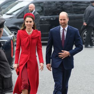 Le prince William, prince de Galles, et Catherine (Kate) Middleton, princesse de Galles - 10 March 2025.