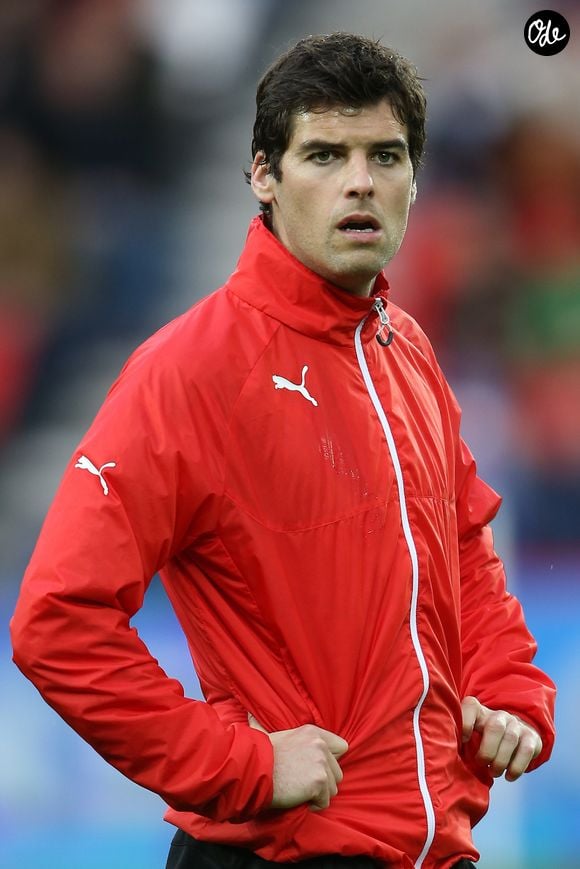 Yoann Gourcuff - People au match de football "PSG - Rennes" au Parc des Princes à Paris. Le 29 avril 2016. © Cyril Moreau / Bestimage