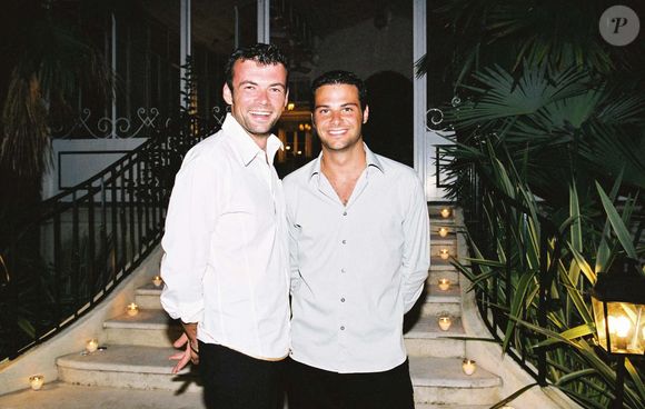 Xavier et Cédric Anthony - Soirée Hennessy Pure White à Saint-Tropez AGENCE / BESTIMAGE