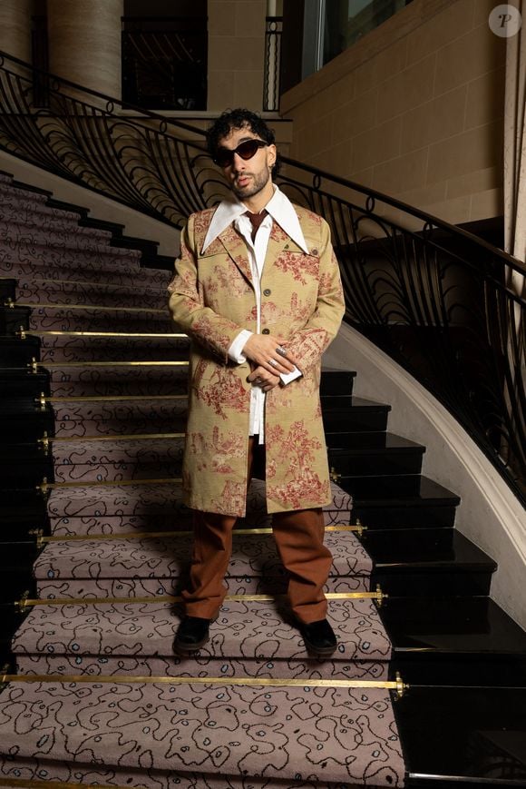 Sofiane Pamart au défilé Drôle de Monsieur Collection Prêt-à-Porter Mode Masculine Automne / Hiver 2026-2027 lors de la Fashion Week de Paris (PFW), le 22 janvier 2026. Photo par Jeremy Melloul/Bestimage