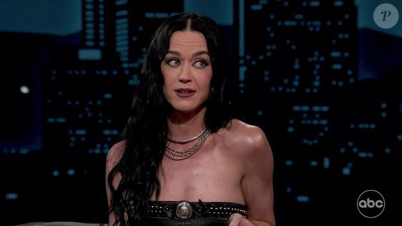 Katy Perry dans le Late Show de Jimmy Kimmel sur ABC en 2025.
Crédit : Backgrid UK/ Bestimage