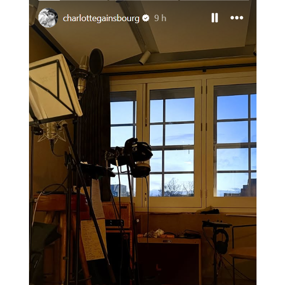 Story Instagram de Charlotte Gainsbourg