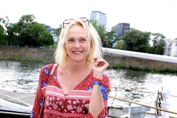 Alexandra  Vandernoot lors du 9ème Trophée de la Pétanque gastronomique au Port Yacht Marina à Paris, le 29 juin 2023. 
© Cédric Perrin / Bestimage