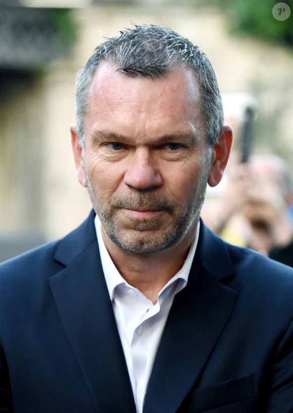 Thierry Cotillard président du Groupement Mousquetaires visite un supermarché à Paris, France le 5 septembre 2025. Photo by Alain Apaydin/ABACAPRESS.COM