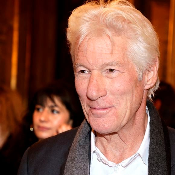 Exclusif - Richard Gere au dîner de Noël de l'association "Soleil d'enfance" au restaurant Fouquet's Paris le 2 décembre 2024. © Cédric Perrin / Bestimage