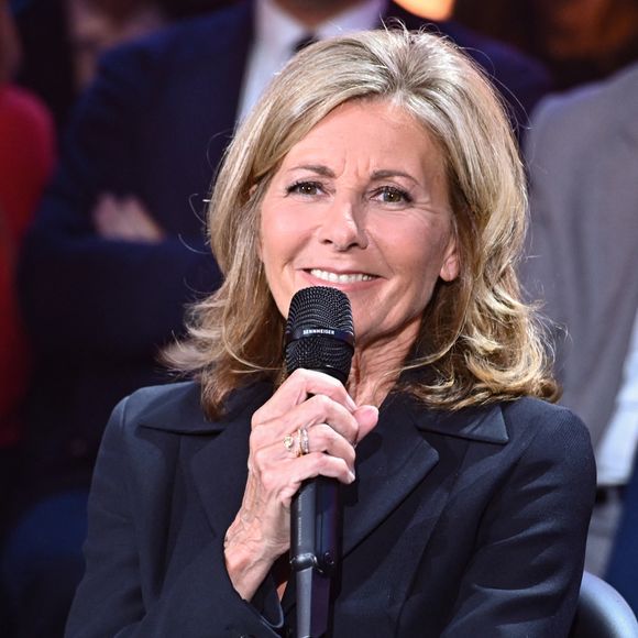 Exclusif - Claire Chazal - Enregistrement de l'émission "Le Grand Echiquier : Spéciale Charles Aznavour" à l'Opéra royal de Versailles, présentée par C.Chazal et A.Manoukian, et diffusée sur France 2 le 29 mai 2025. © Guillaume Gaffiot/Bestimage