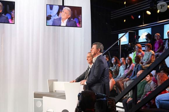 Exclusif - Laurent Fontaine, Pascal Bataille - Enregistrement de l'émission "Y'a que la vérité qui compte", présentée par L.Fontaine et P.Bataille, et diffusée sur C8 à partir du 12 octobre
© Jack Tribeca / Bestimage