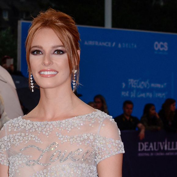 Miss France 2018 Maeva Coucke assistant à la première de The Sisters Brothers lors du 44e Festival du Cinéma Américain de Deauville à Deauville, France, le 4 septembre 2018. Photo par Julien Reynaud/APS-Medias/ABACAPRESS.COM