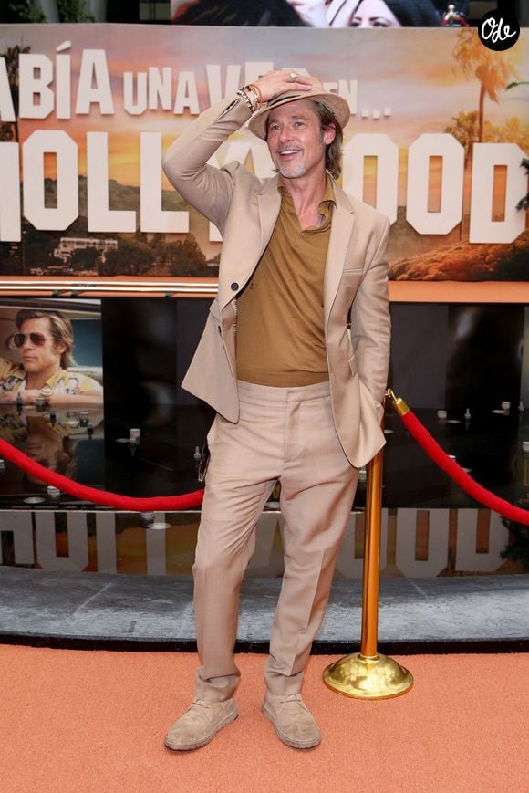 Brad Pitt lors de la première du film 'Once Upon A Time in Hollywood' à Mexico au Mexique, le 13 août 2019. Backgrid USA / Bestimage
