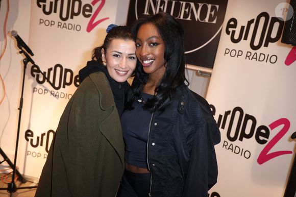 Karima Charni et Ebony participent à la Pop Up Influence Party organisée par Aurelien Cassirame, à Paris, le 02 février 2025 à Paris, France. Photo by Jerome Domine/ABACAPRESS.COM