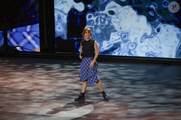 Exclusif -  Zaz lors de l'enregistrement de l’émission La Grande Fête de Carcassonne, diffusée le samedi 6 septembre à 21.10 sur France 2, dans la Cité Médiévale de Carcassonne, France, le 24 juin 2025. © Jack Tribeca/Bestimage