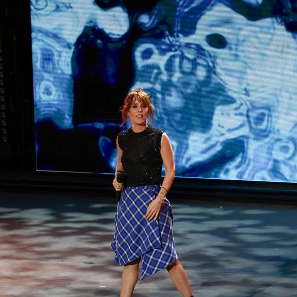 Exclusif -  Zaz lors de l'enregistrement de l’émission La Grande Fête de Carcassonne, diffusée le samedi 6 septembre à 21.10 sur France 2, dans la Cité Médiévale de Carcassonne, France, le 24 juin 2025. © Jack Tribeca/Bestimage