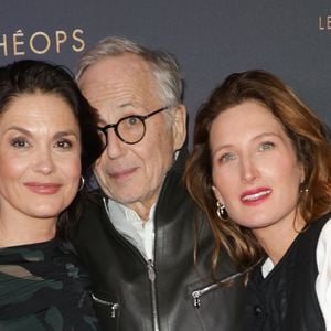 Barbara Schulz, Fabrice Luchini et Julia Piaton - Avant-première du film "Le Secret de Khéops" au Cinéma Pathé Wepler à Paris le 27 février 2025. © Coadic Guirec/Bestimage
