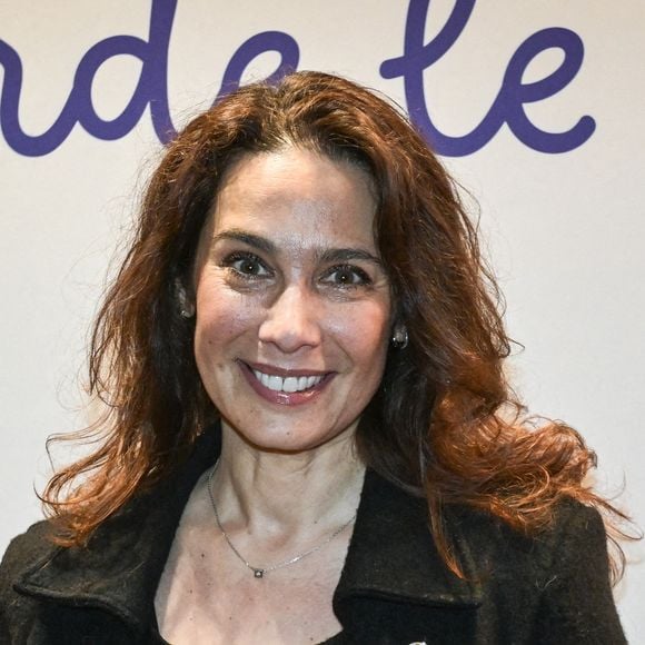 Marie Fugain lors de l'avant-première du film Je garde le sourire au cinéma Mac Mahon à Paris, le 15 octobre 2024. Photo par Firas Abdullah/ABACAPRESS.COM