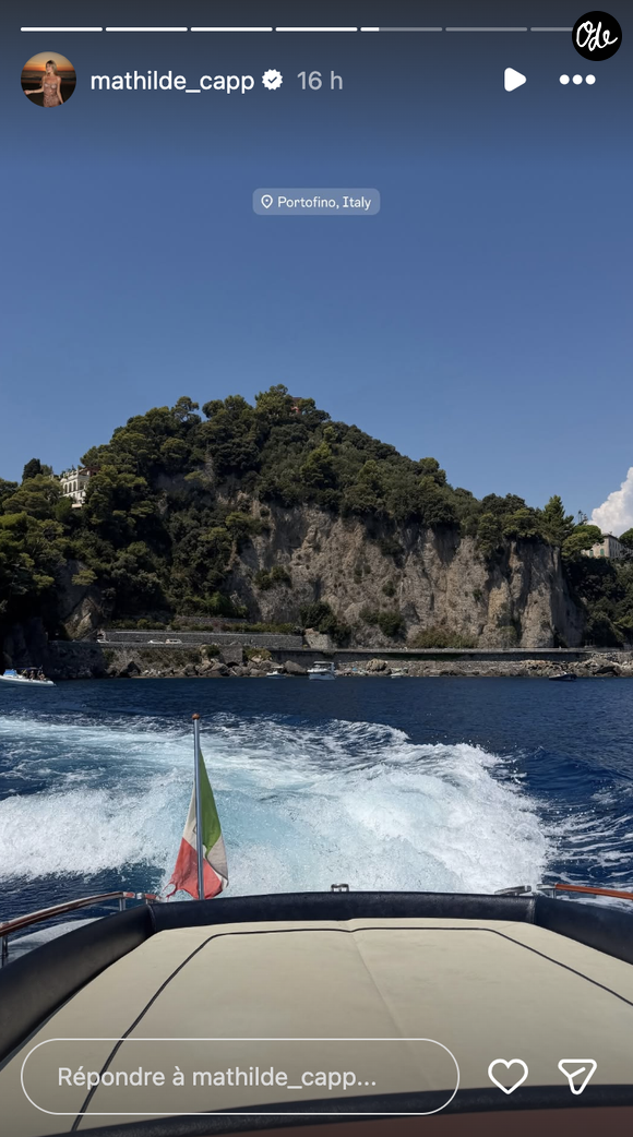 Dylan Deschamps et sa compagne profitent à Portofino