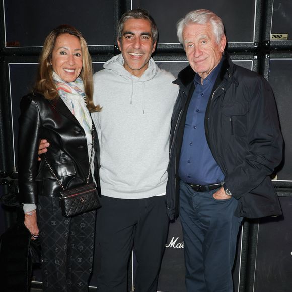 Exclusif - Nicole Coullier, Ary Abittan et Gilbert Coullier - Célébrités assistent au spectacle "Authentique" de Ary Abittan à la Cigale à Paris les 18, 19, 22 et 23 février 2025. © Coadic Guirec/Bestimage