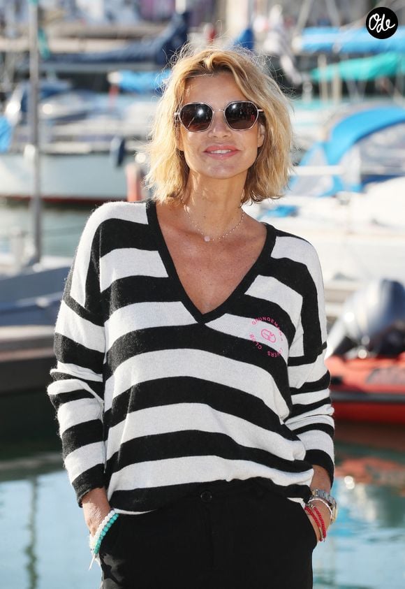 Ingrid Chauvin au photocall de la série "Demain nous appartient" lors de la 24ème édition du Festival de la Fiction TV de La Rochelle, France, le 17 septembre 2022. © Patrick bernard/Bestimage
