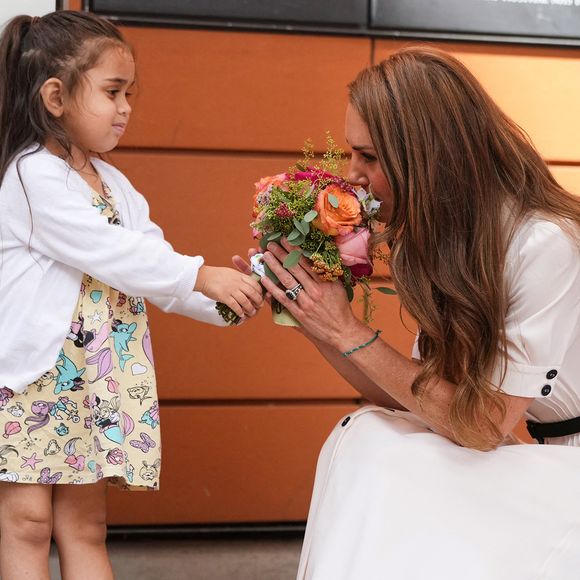 Kate Middleton, la princesse de Galles (Royaume-Uni), visite l'hôpital pour enfants Evelina London à Londres le lundi 6 juillet.
Photo prise par Alastair Grant / WPA-Pool.