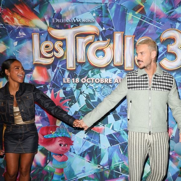 Christina Milian et son mari Matt Pokora (M.Pokora) - Avant-première du film "Les Trolls 3" au cinéma Gaumont Marignan à Paris. Le 11 octobre 2023
© Coadic Guirec / Bestimage