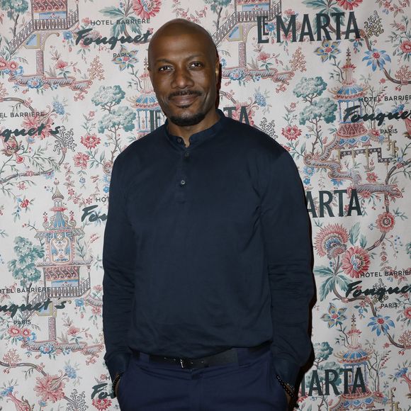 Exclusif - Harry Roselmack - Soirée d'inauguration du boudoir de nuit & bar à cocktails "Le Marta Paris" sur le rooftop de l'Hôtel Fouquet's Paris le 30 novembre 2023. © Marc Ausset-Lacroix - Rachid Bellak/Bestimage