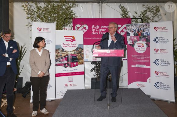 Claire Mounier-Vehier lors de l'inauguration du "Bus du coeur des femmes" à Argenteuil de l'association "Agir pour le coeur de femmes" avec le soutien de la Fondation Marc Ladreit de Lacharrière le 11 mars 2026.
© Jack Tribeca / Bestimage