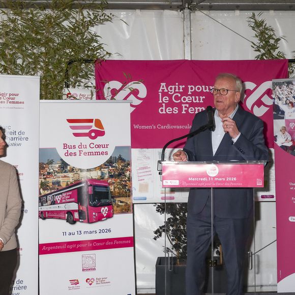 Claire Mounier-Vehier lors de l'inauguration du "Bus du coeur des femmes" à Argenteuil de l'association "Agir pour le coeur de femmes" avec le soutien de la Fondation Marc Ladreit de Lacharrière le 11 mars 2026.
© Jack Tribeca / Bestimage