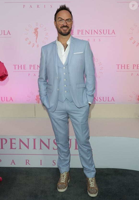 Jarry - Photocall du 5ème gala de charité de l'association "Les Bonnes Fées" à l'occasion de la campagne mondiale "Octobre Rose" à l'hôtel Peninsula, Paris le 3 octobre 2024. © Coadic Guirec/Bestimage