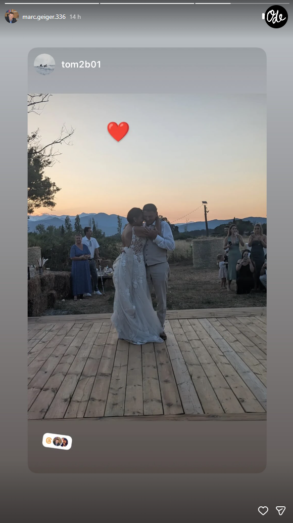 Marc Geiger, vu dans "Ca commence aujourd'hui", a célébré son mariage avec sa compagne Magali.