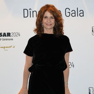 Valérie Lemercier (présidente des Cesar)  - Photocall de la 49ème édition de la cérémonie des César au Fouquet's à Paris Le 23 fevrier 2024 © Coadic Guirec / Bestimage