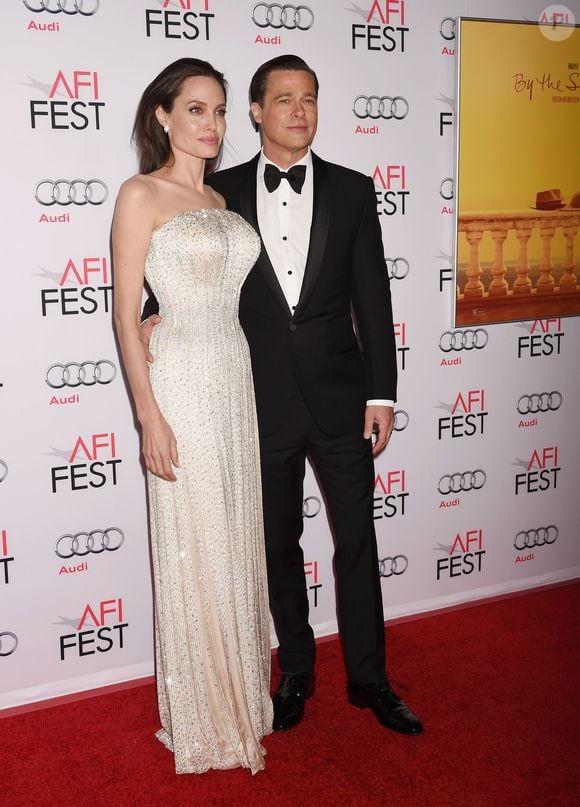 Angelina Jolie et Brad Pitt - Première de "By the Sea" à Los Angeles le 5 novembre 2015 dans le cadre de l'Audi Opening Night Gala.