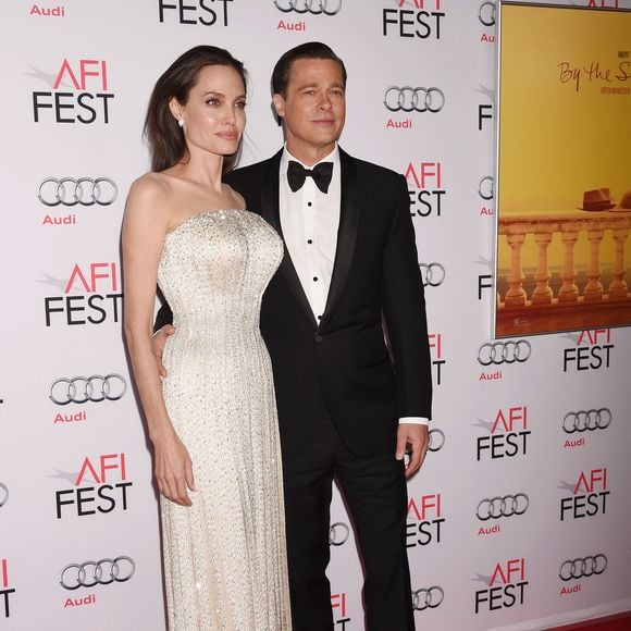 Angelina Jolie et Brad Pitt - Première de "By the Sea" à Los Angeles le 5 novembre 2015 dans le cadre de l'Audi Opening Night Gala.