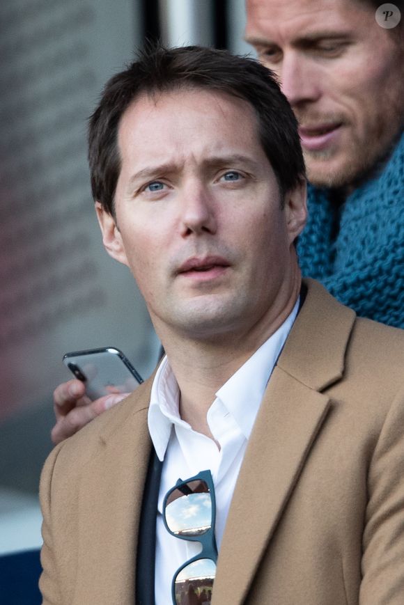 Thomas Pesquet dans les tribunes lors du match de Ligue 1 "PSG - Dijon (4-0)" au Parc des Princes, le 29 février 2020. © Cyril Moreau/Bestimage