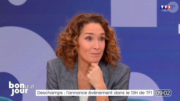 Marie-Sophie Lacarrau dévoile les coulisses de la révélation de Didier Deschamps, dans "Bonjour", le 8 janvier 2025, sur TF1