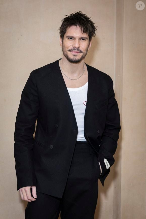 François Civil - Photocall du défilé Jacquemus au 51 rue Raynouard lors de la Fashion Week Masculine prêt-à-porter Automne/Hiver 2025-2026 à Paris, le 26 janvier 2025. © Olivier Borde / Bestimage