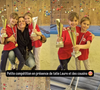 “Petite compétition en présence de tatie Laure et des cousins”, peut-on lire sur la photo