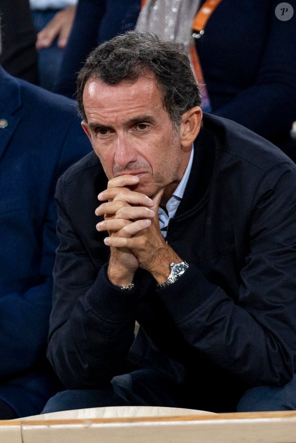Alexandre Bompard dans les tribunes lors des Internationaux de France de Tennis de Roland Garros 2025. Paris, le 29 mai 2025.
© Jacovides/Moreau/Bestimage