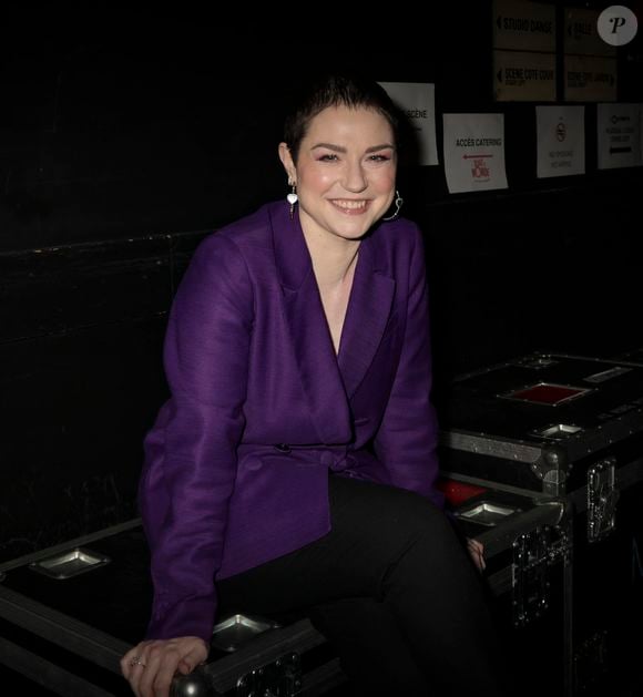 Exclusif - Emilie Dequenne - Studio - Soirée de gala "Tous les talents chantent contre le cancer" pour l'association "Tout le monde contre le cancer" à l'Olympia à Paris. Le 20 juin 2024 © Jack Tribeca / Bestimage