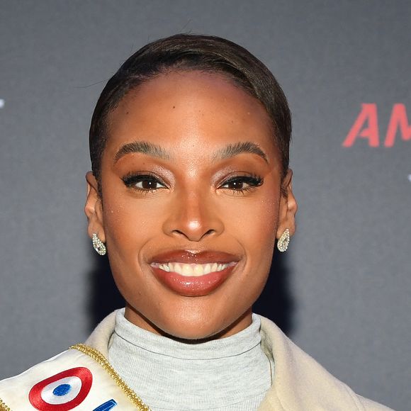 Angelique Angarni Filopon, Miss France 2025 presente a l Hippodrome Paris Vincennes pour remettre au vainqueur le Prix de France, Vincennes, France, on January 26, 2025.
26/01/2025-Paris, FRANCE.