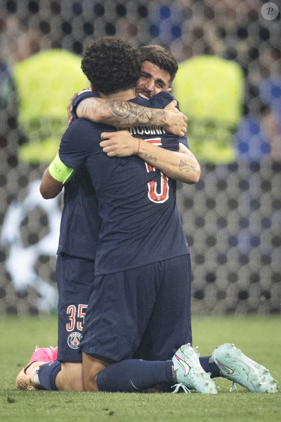 Le PSG remporte la Ligue Des Champions 2025, pour la première fois de son histoire, face à l'Inter Milan (5-0) à l'Allianz Arena de Munich, le 31 mai 2025.
© Cyril Moreau/Bestimage