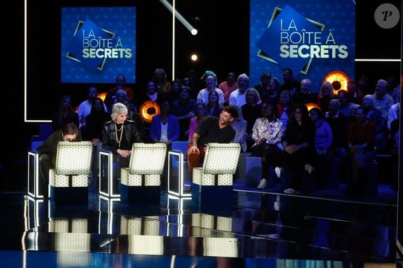 Exclusif - Thomas Dutronc, Denise Fabre, Jérémy Frérot - Enregistrement de l'émission "La Boîte à Secrets N°20" dans les studios de la Cité du Cinéma à Saint-Denis, présentée par F.Bollaert et diffusée le 10 janvier sur France 3
© Christophe Clovis / Bestimage