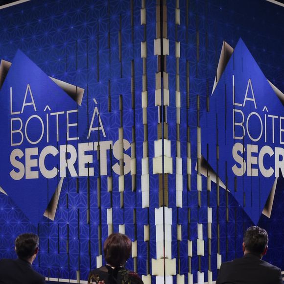 Exclusif - Laurent Gerra, Anny Duperey, Gautier Capuçon lors de l'enregistrement de l'émission "La Boîte à secrets", présentée par F.Bollaert et diffusée le 10 octobre 2025 sur France 3, dans les studios du Lendit à Saint-Denis, Seine Saint-Denis, France, le 22 septembre 2025. © Jack Tribeca/Bestimage