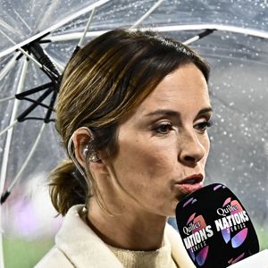 Isabelle Ithurburu presentatrice TF1 - Match de tournée d'automne "France - Fidji (34-21)" à Bordeaux, le 15 novembre 2025.
Crédit : Thierry Breton/PsnewZ/Bestimage